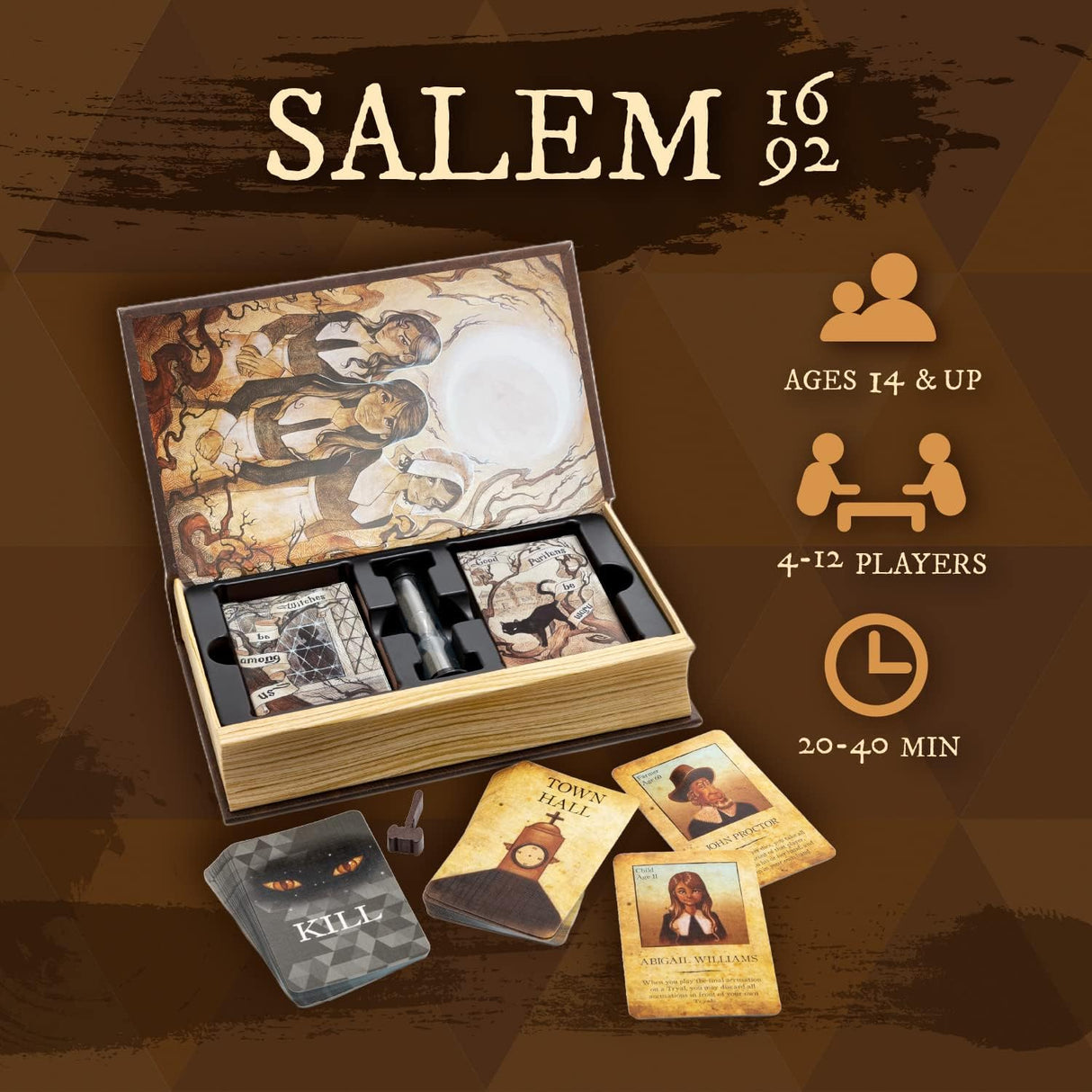 Juego de Mesa 'Salem 1692' - Caza de Brujas y Estrategia