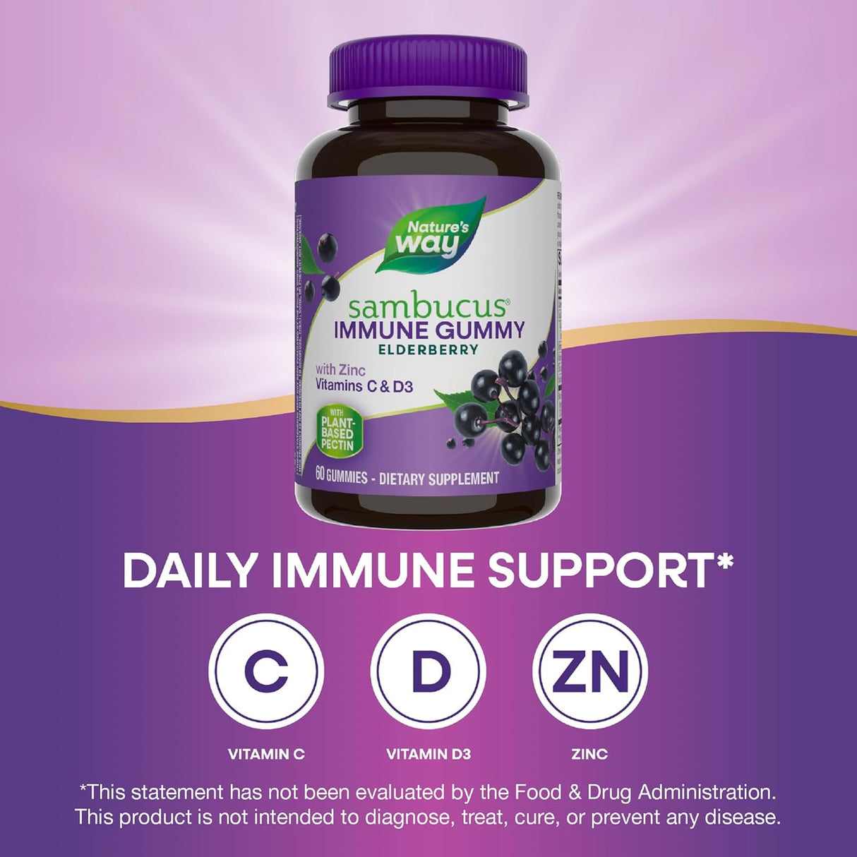 Suplemento Sambucus Elderberry Gummies Suplementos Herbales