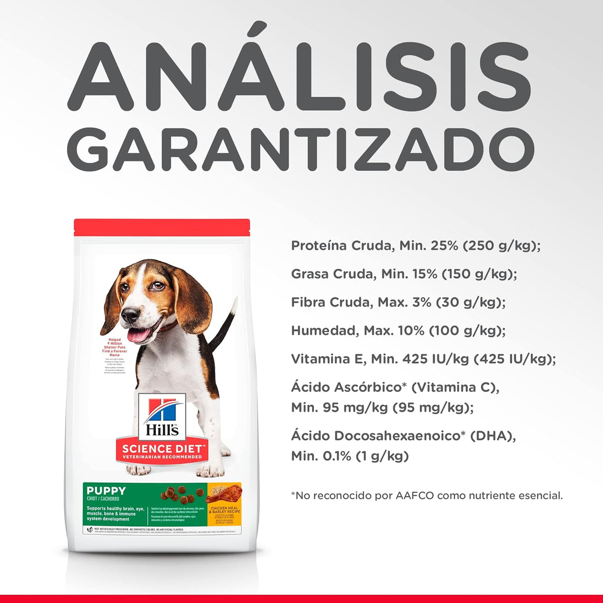 Alimento para Perros Seco Saludable para Cachorros