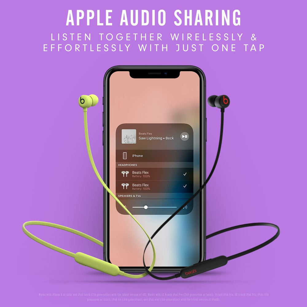 Auriculares Inalámbricos Beats Flex - Beats, 12h, Bluetooth Clase 1