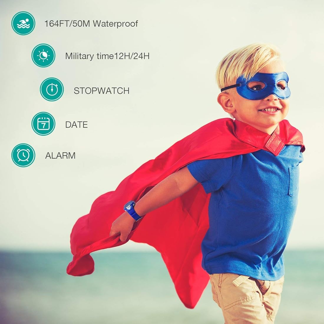 Reloj digital deportivo para niños