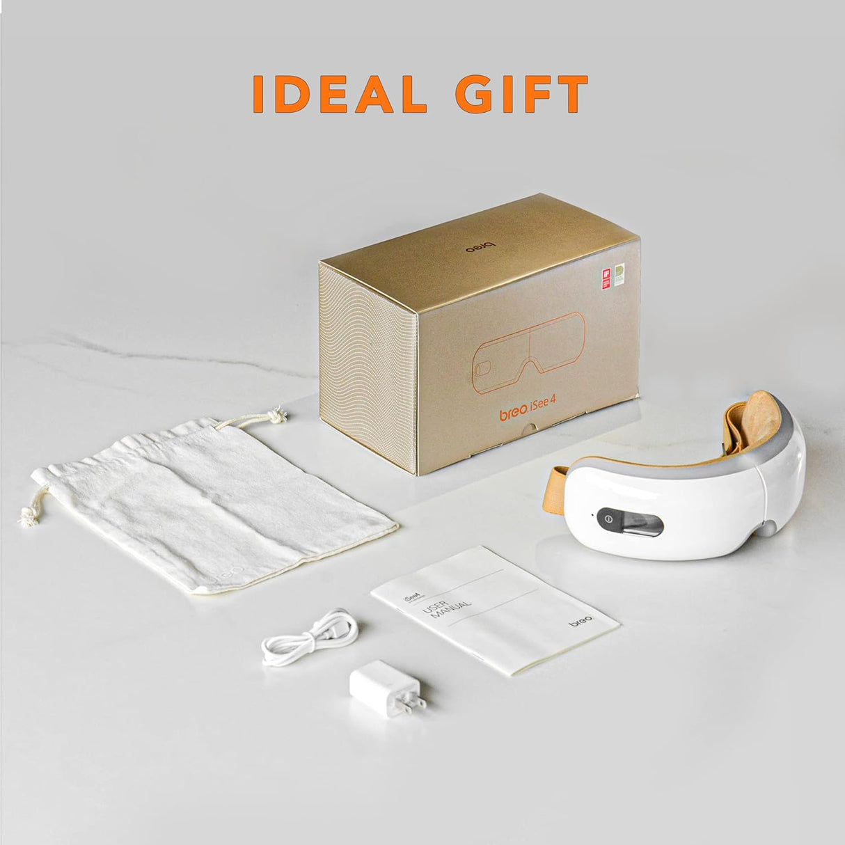 Masajeador de ojos Breo iSee4, eléctrico, con calor, relajación