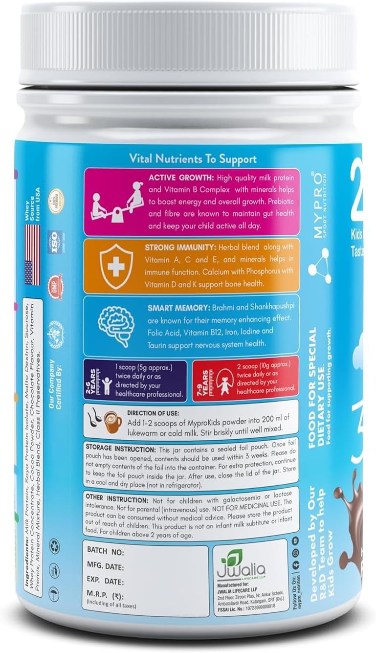 Suplemento Proteico para Niños Grow and Gain 400g