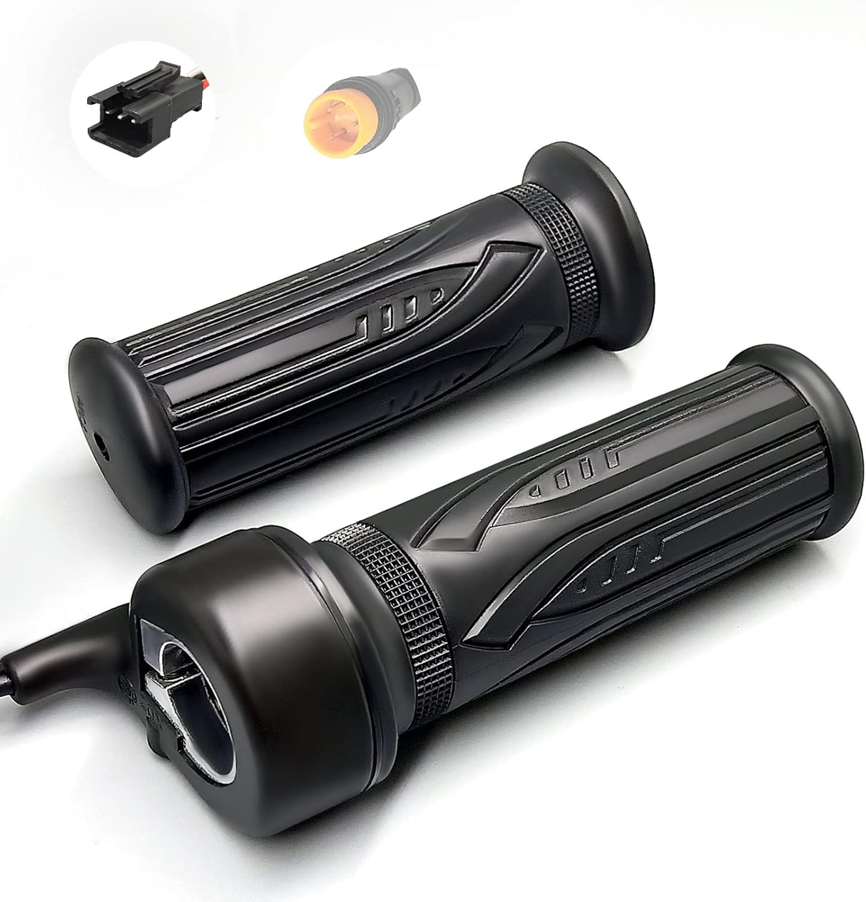 Acelerador MUSELK para bicicleta eléctrica 24V a 72V, 3 pines