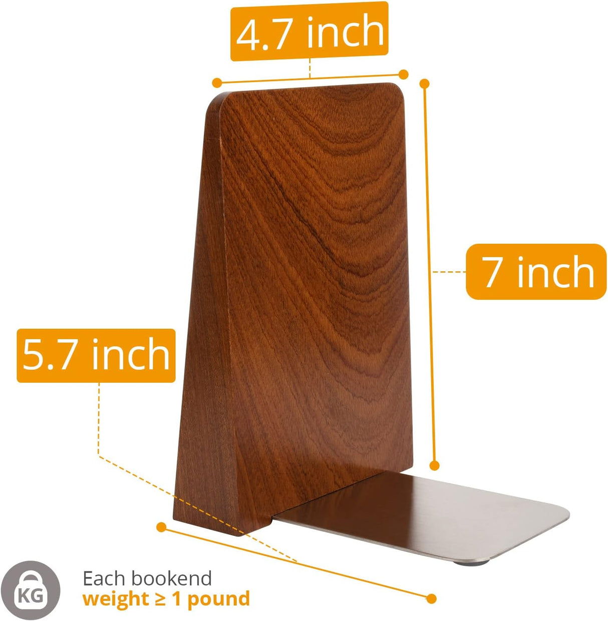 Sujetalibros de madera hechos a mano para sostener libros