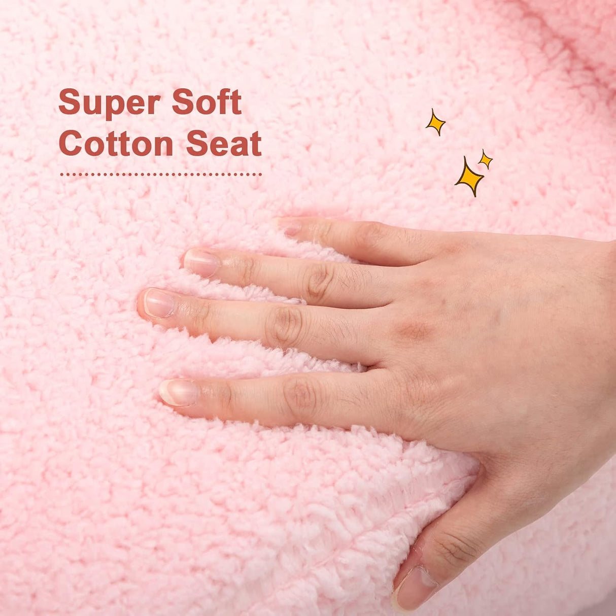 ofá de lectura Sherpa individual, color rosa. ALIMORDEN