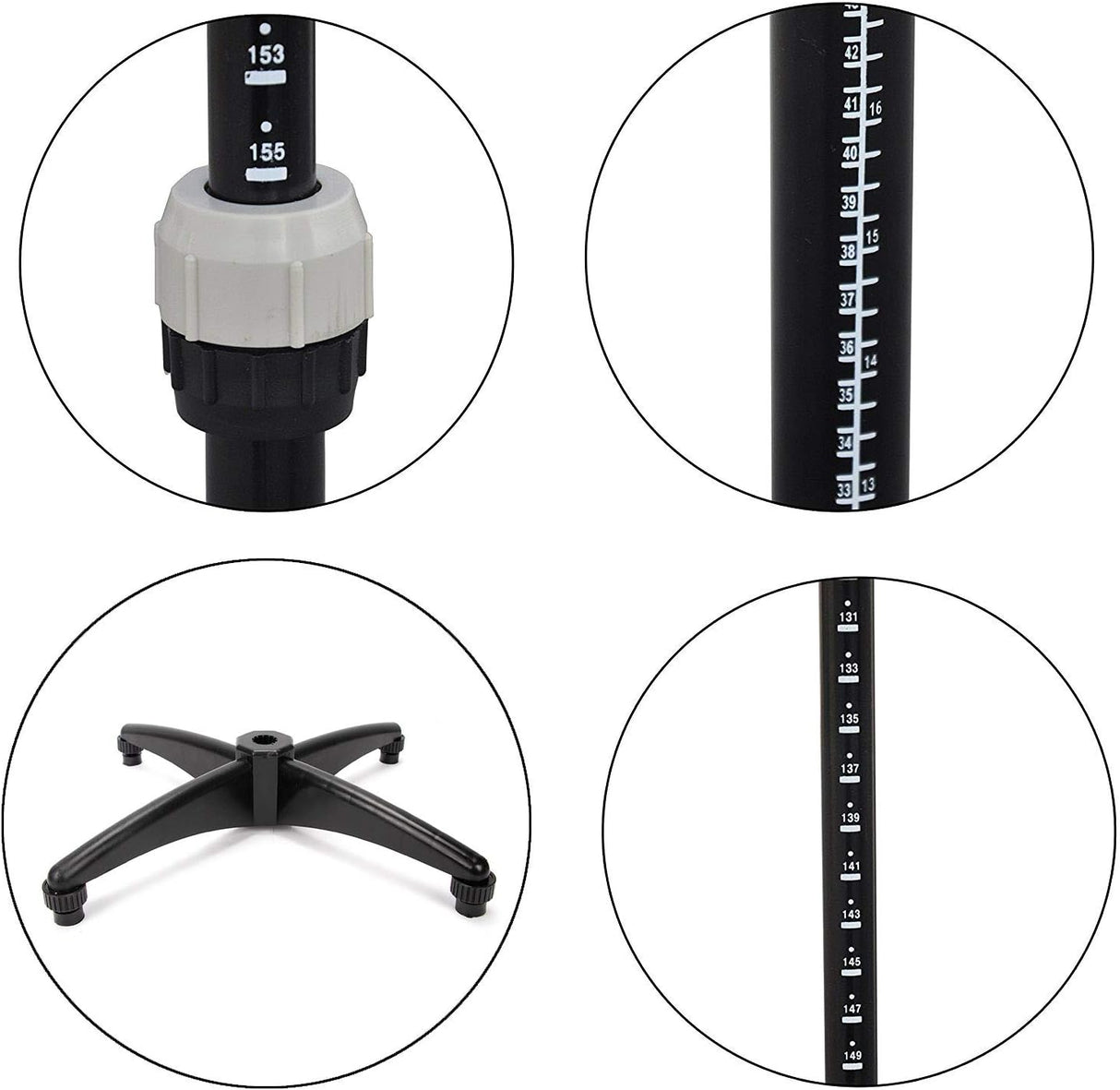 Maniquí Ajustable BHD BEAUTY con 13 Diales y Tripié, Mediano