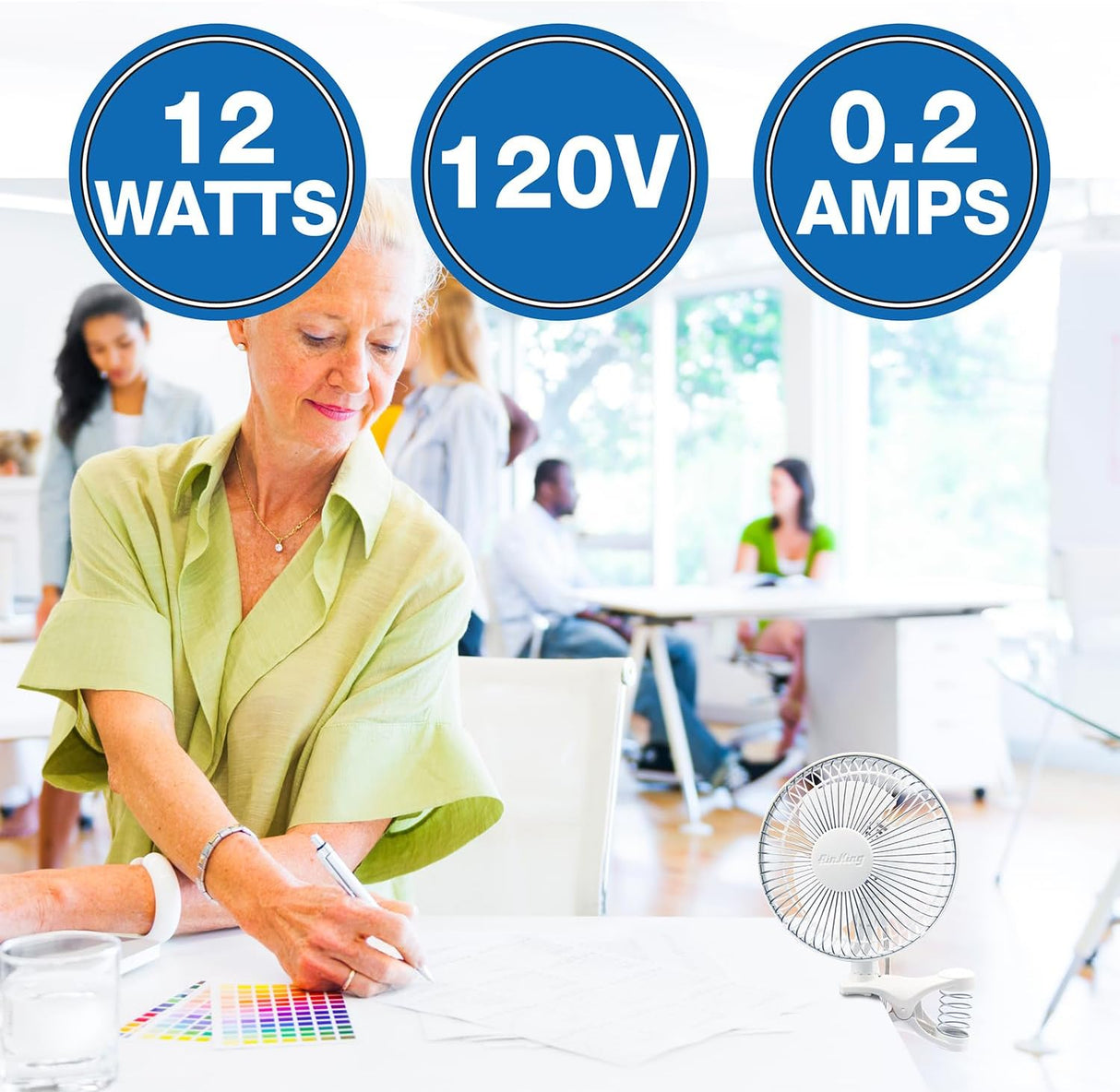 Ventilador Clip-On 2 Velocidades Air King 9145 de 6 Pulgadas