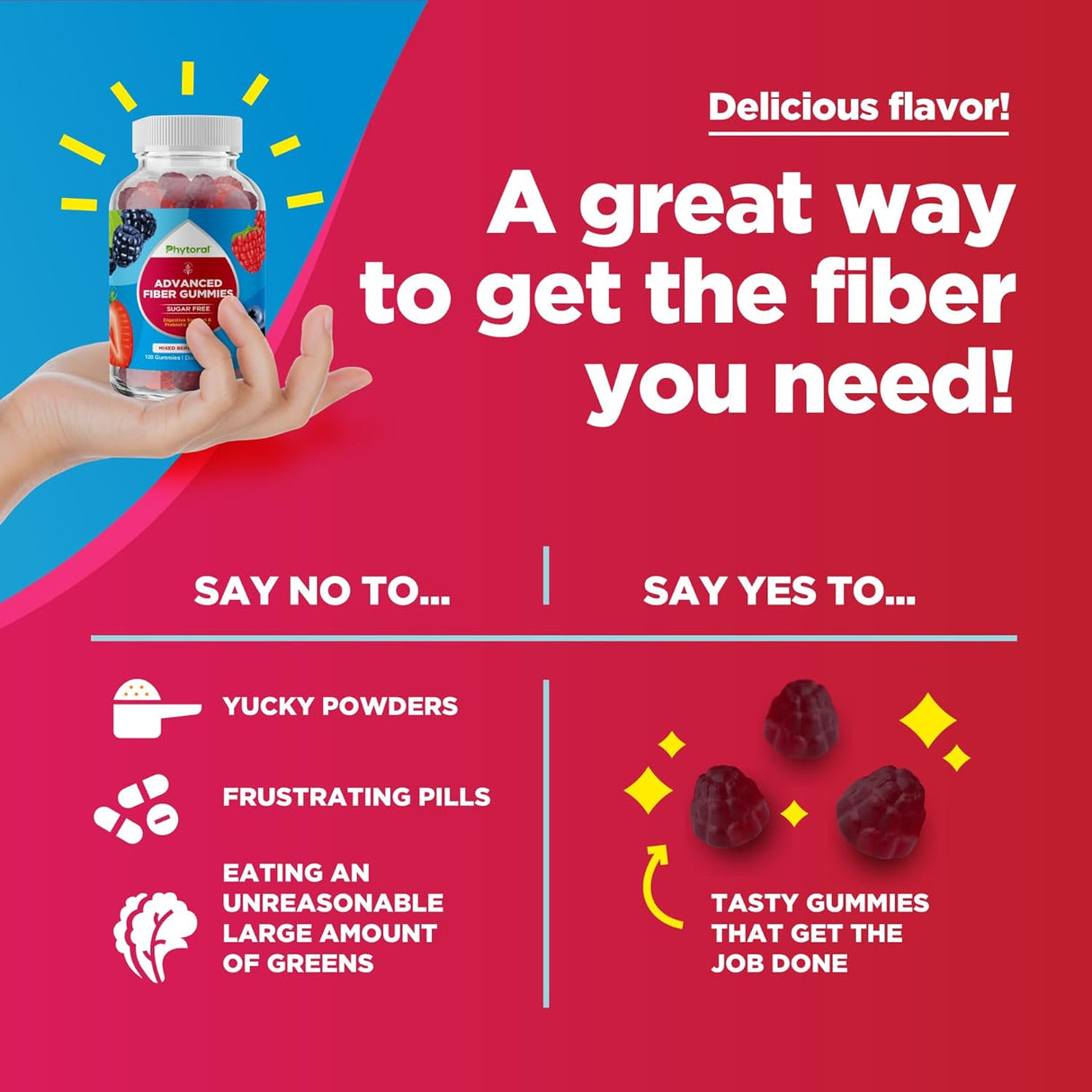 Suplemento de fibra prebiótica para apoyo inmunológico