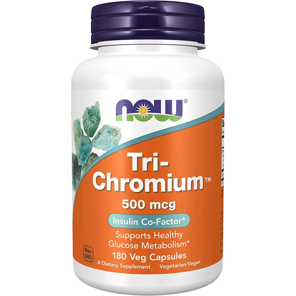 Suplemento Tri-Chromium™ 500 mcg con canela 180 cáp vegetale