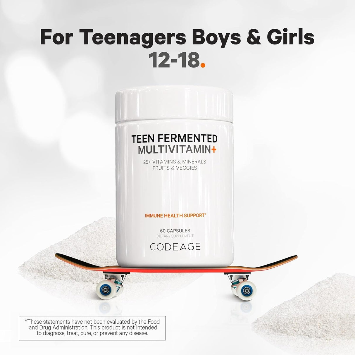 Suplemento Teen Multivitamínico integrales orgánicos 60 und