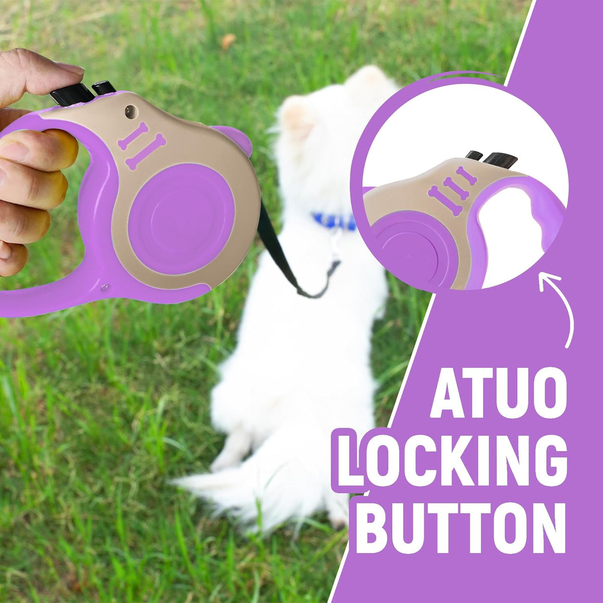 Correa Retráctil Automática Telescópica para Perros