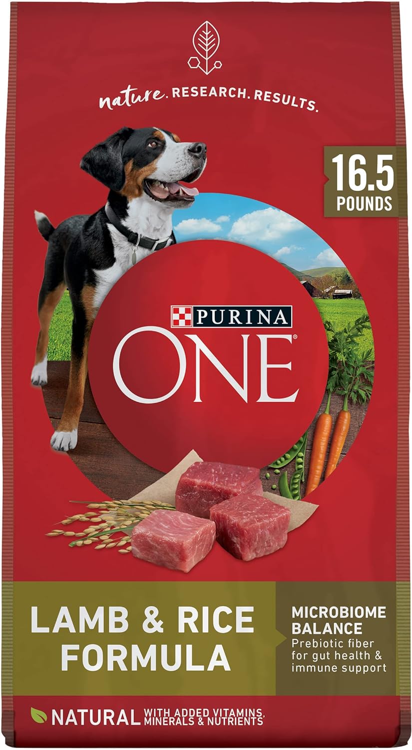 Alimento Seco para Perros Purina ONE Cordero y Arroz 16.5 lb.