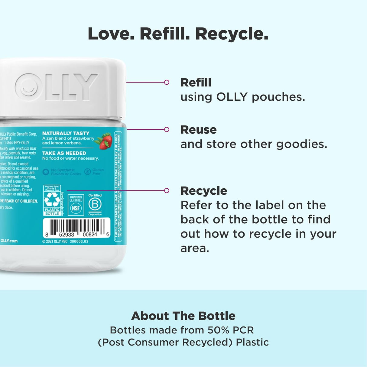 Suplemento para aliviar el estrés bayas suministro de 42 días