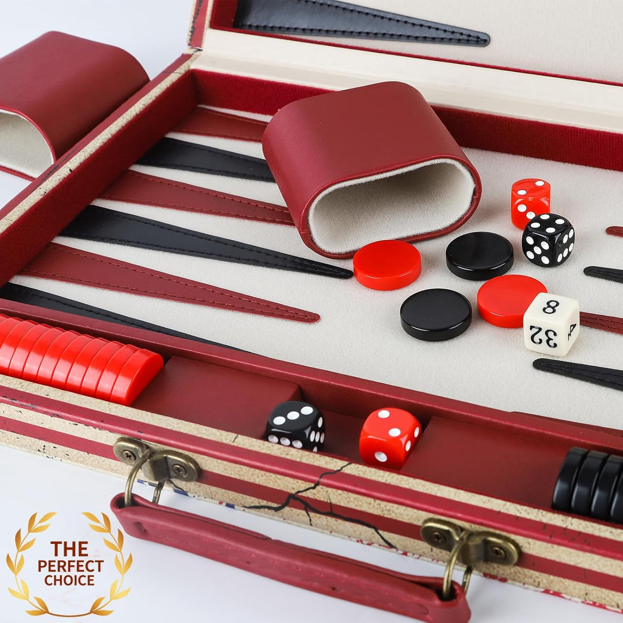 Juego de Backgammon, Diseño Bandera Americana, Clásico, MGA