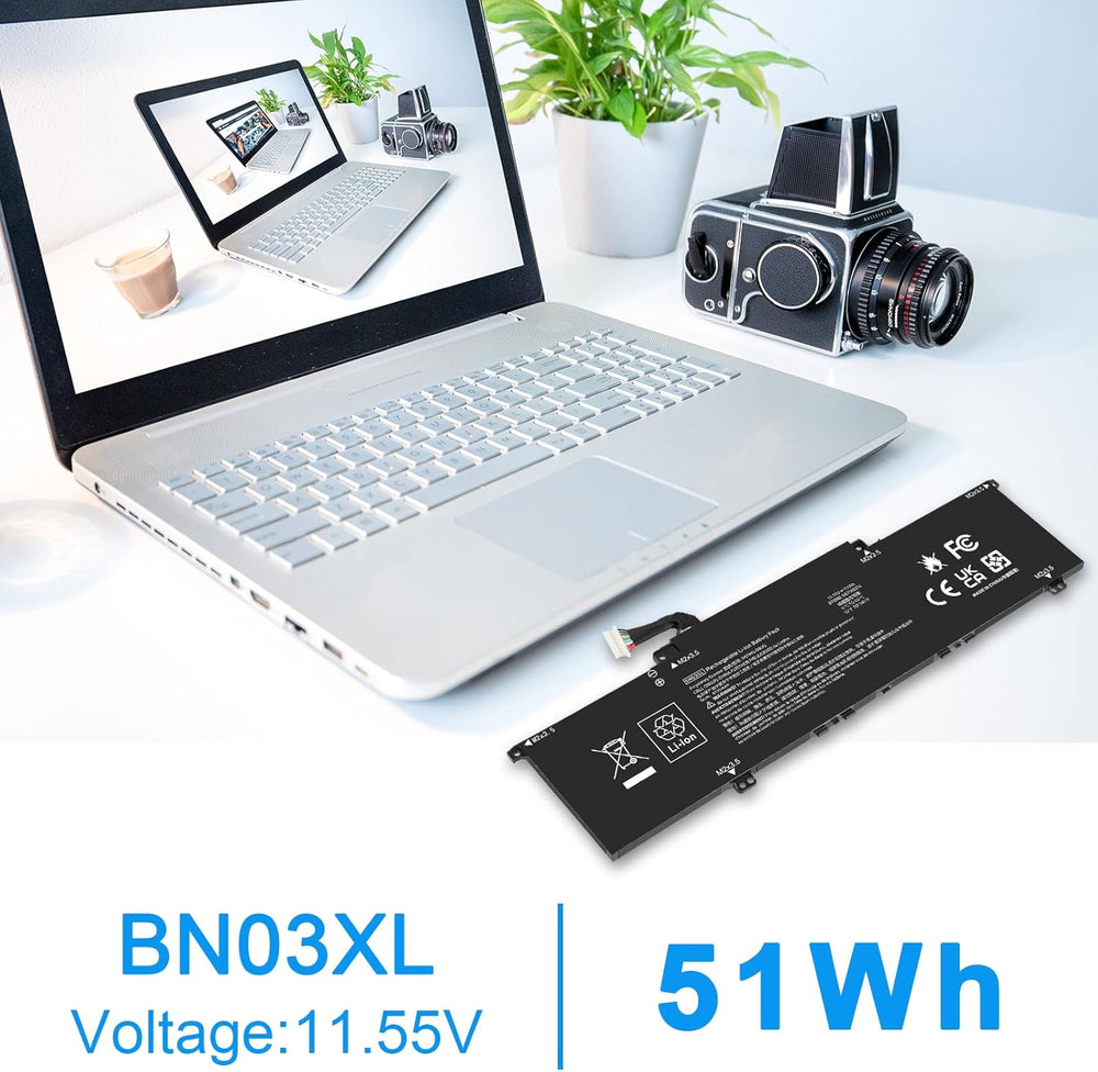 Batería BN03XL L77034-005 para HP Envy X360 2020