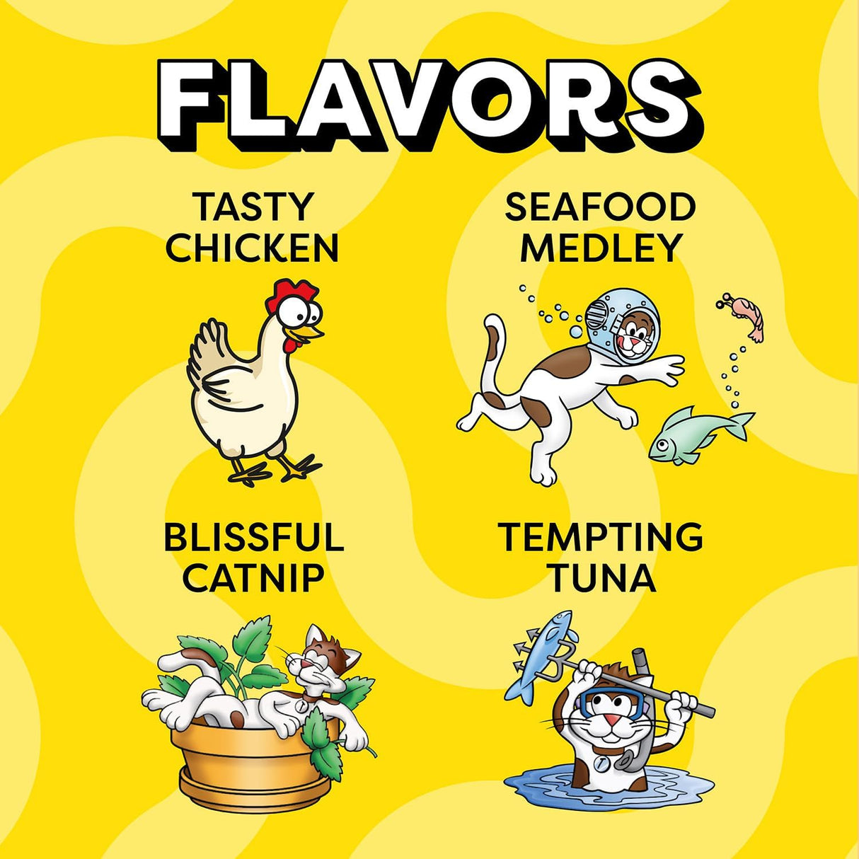 Comida variada para gatos Temptations