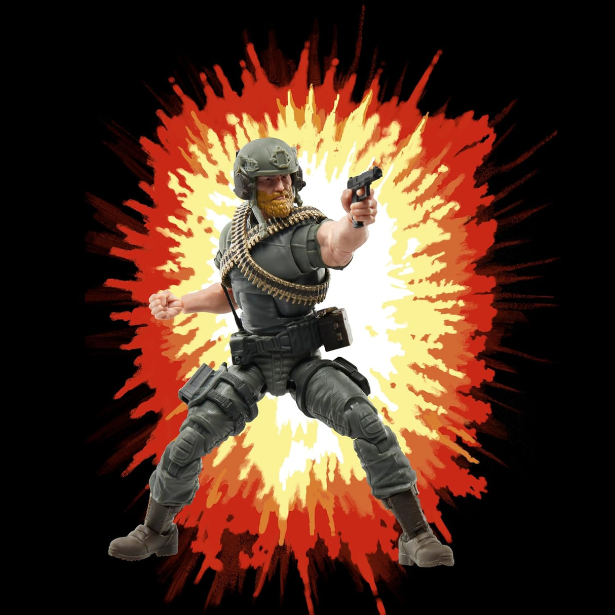 Figura de Acción G.I. Joe Rock 'N Roll, 6 con 9 Accesorios