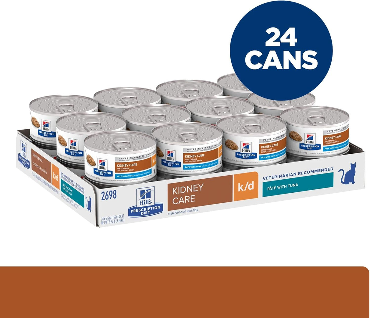 Alimento para gatos con sabor a Atún, dieta veterinaria