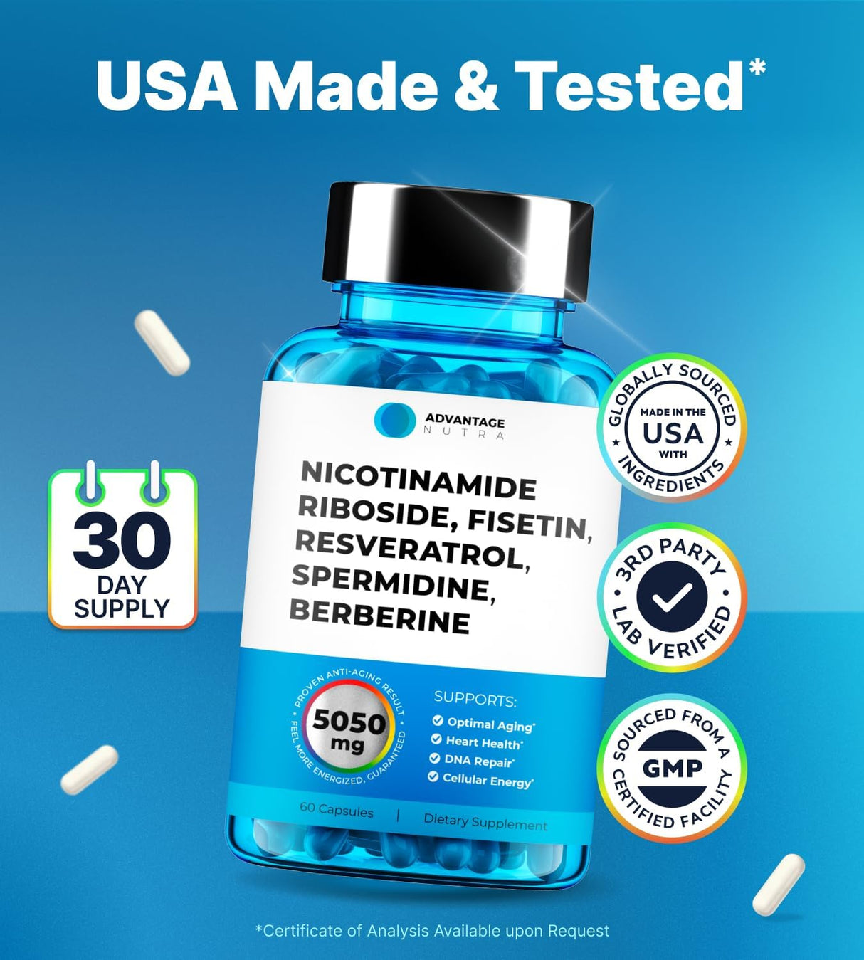 Suplemento Alternativa Ribosida de nicotinamida liposomal