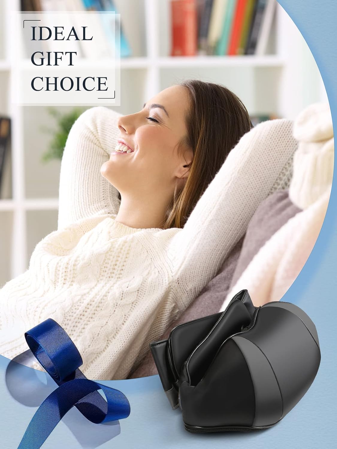 Masajeador Shiatsu con Calor, Alivio para Cuerpo Completo