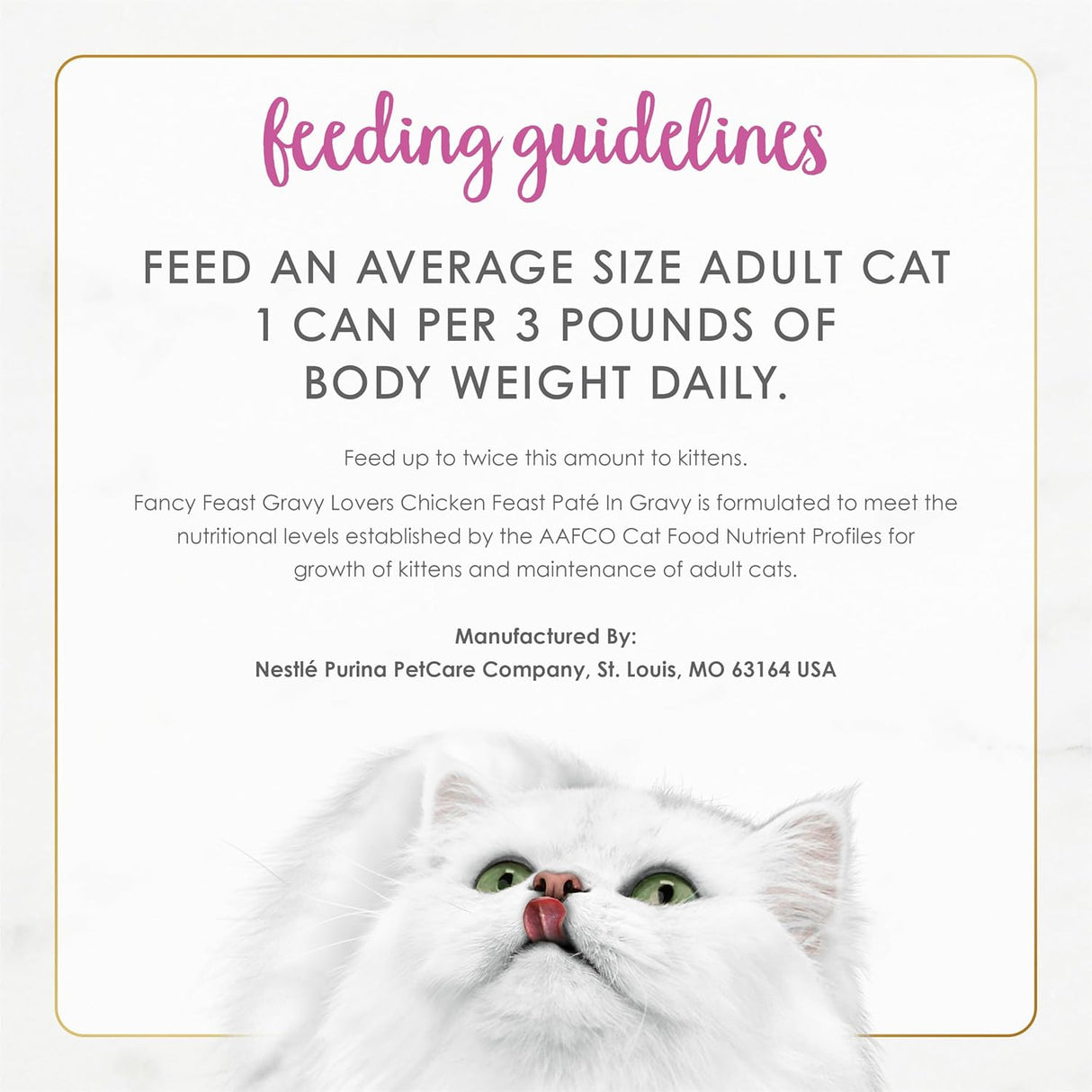 Comida Húmeda Gato Gravy Lovers Purina Fancy Feast 24 Latas 3 oz