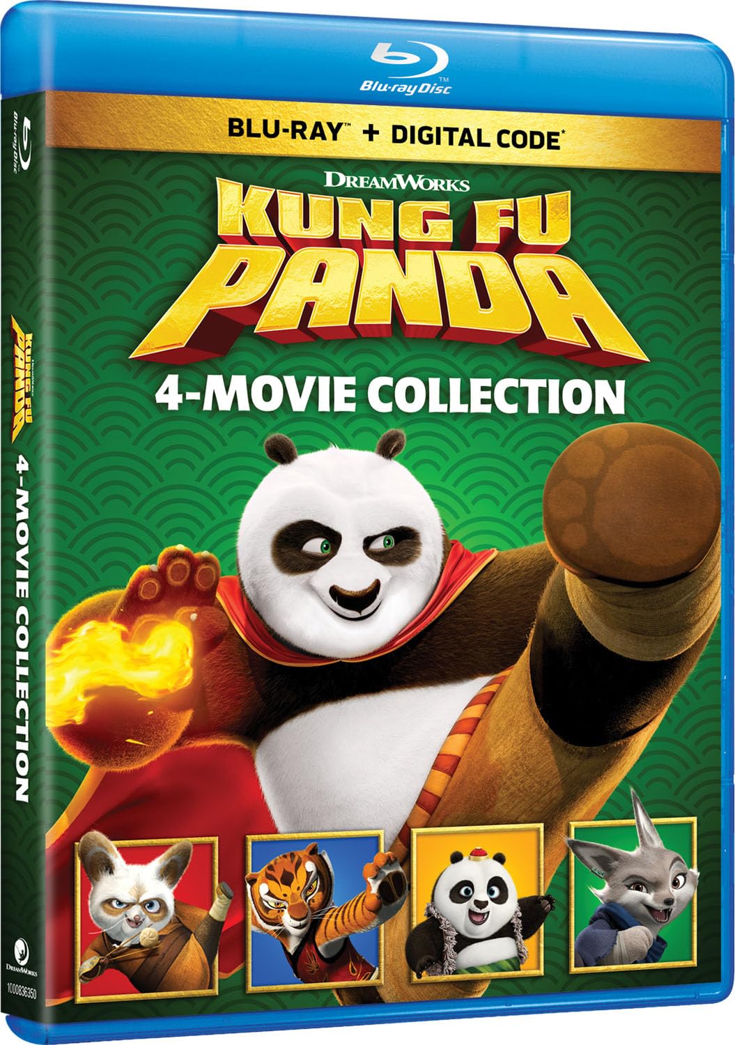 Kung Fu Panda: Colección 4 Películas (Blu-ray + Digital)