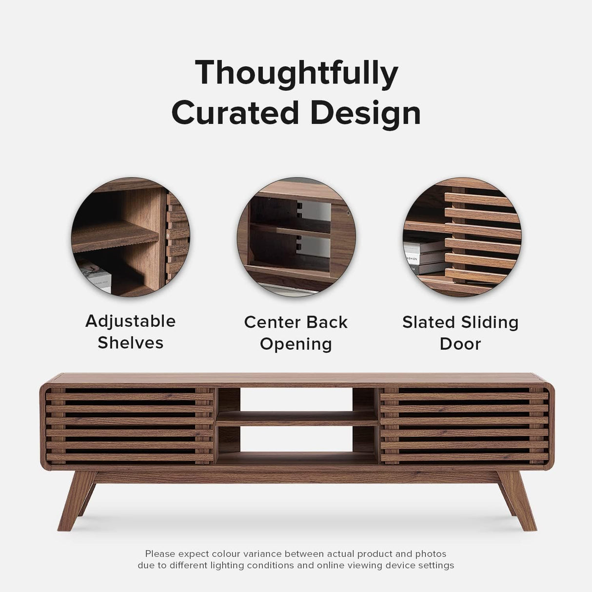 Mopio Soporte para TV, moderno, 59 para TVs de 55-65