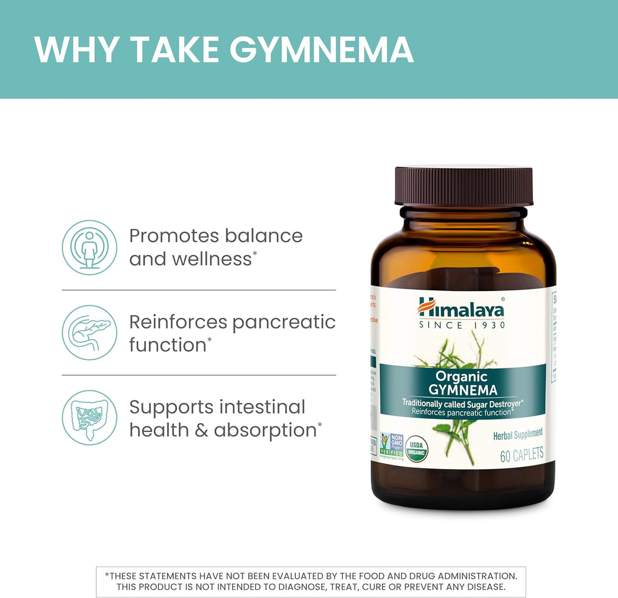 Cápsulas Orgánicas de Gymnema Sylvestre 700 mg Pack 2 Meses