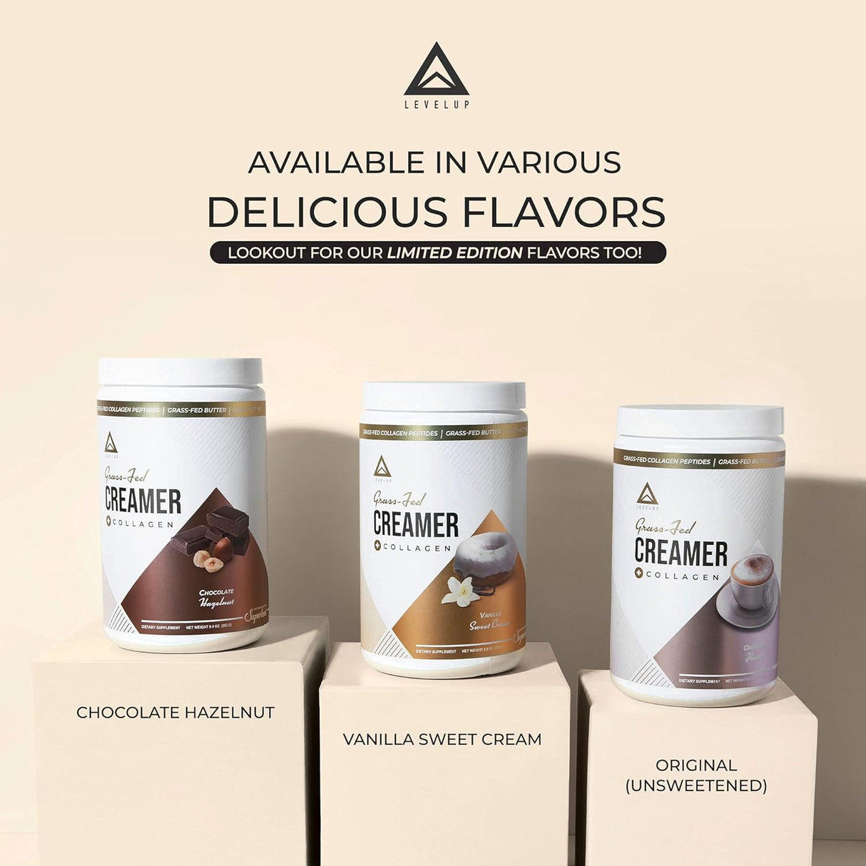 Suplementos con C8 MCT proteína de colágeno crema de café