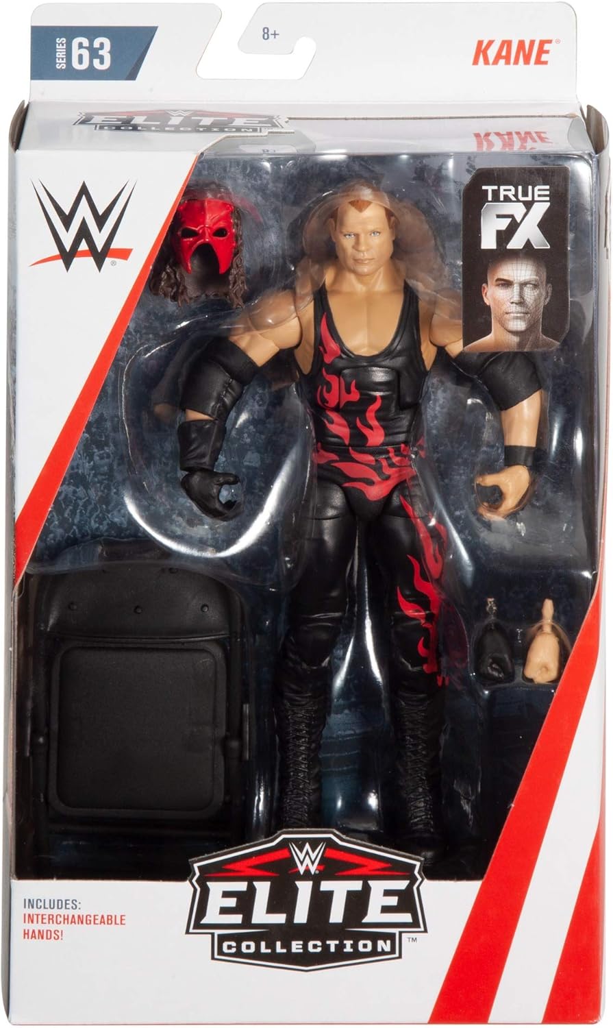 Figura de acción WWE Kane Elite Collection, articulada, modelo 2023