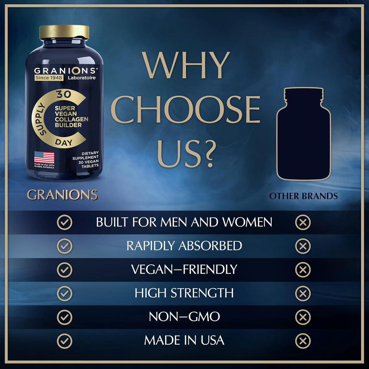 Suplementos de colágeno vegano para mujeres y hombres