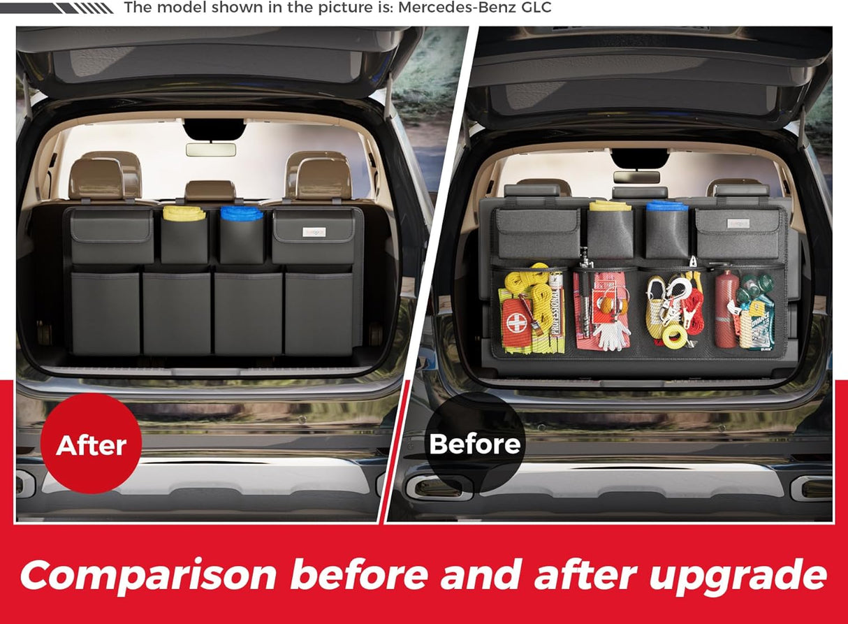 Organizador de Maletero SURDOCA, 8 Compartimentos, 2024 Upgrade