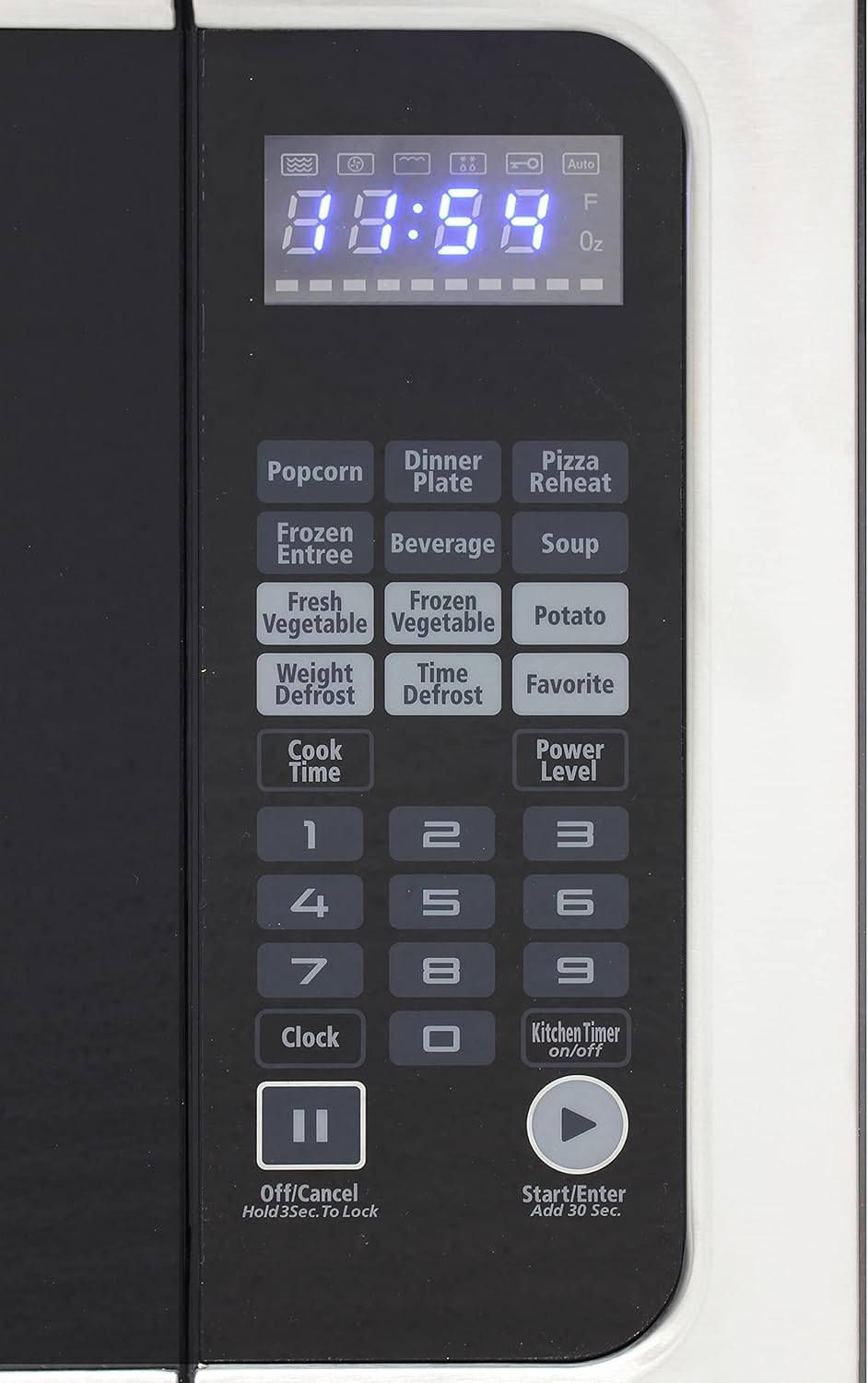 Horno Microondas BRAMA 1200W, 10 Niveles, 2.2 Cu.Ft.