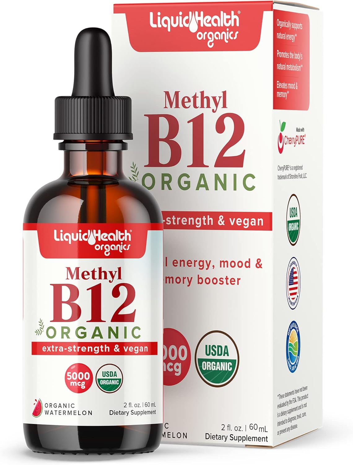 Metil vitamina B12 puras líquidas orgánicasde energía