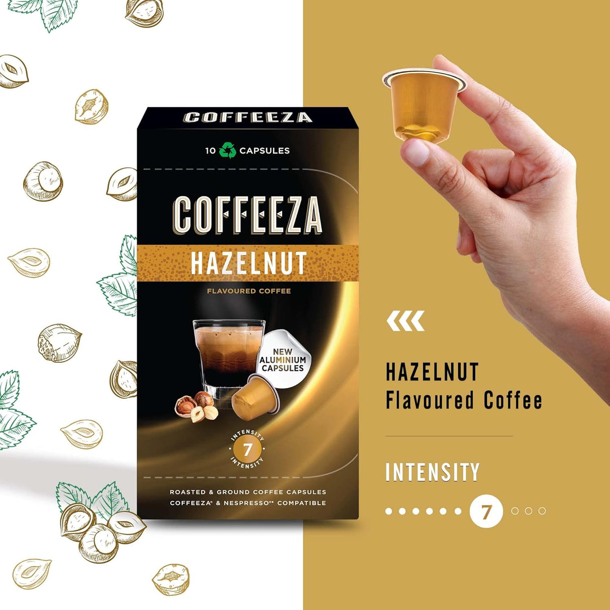 Cápsulas de café Coffeeza, pack variedad 30 pods sabores