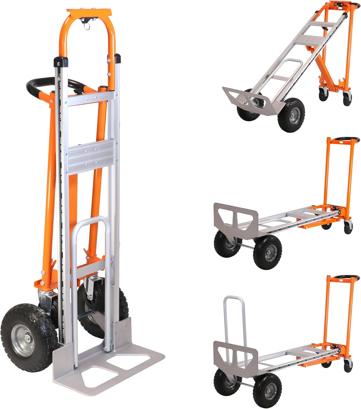 Carretilla Plegable 3 en 1, Capacidad 1000 lbs, Modelo Industrial