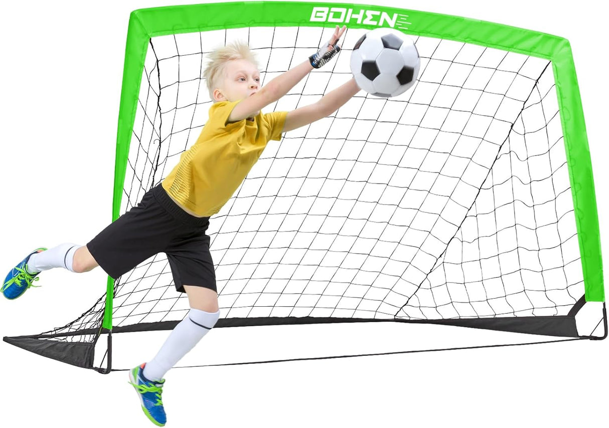 Portería de fútbol infantil de 5 x 3 pies para patio trasero