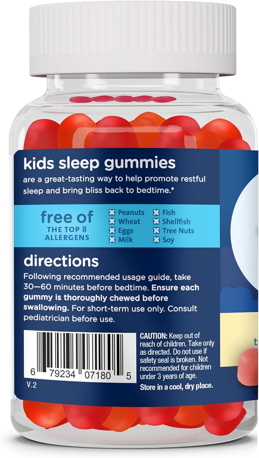 Gominolas proceso natural del sueño del niño Bliss 60 unid