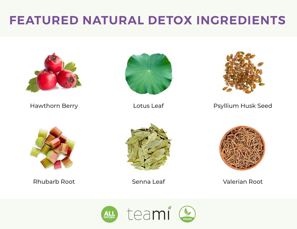 Té Detox Colon Teami® para Hombres y Mujeres | 30 Días