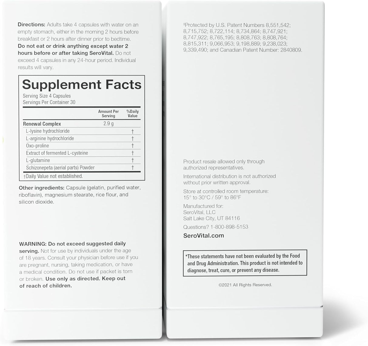 Suplemento Antienvejecimiento Serovital - Colágeno y Energía 30ct