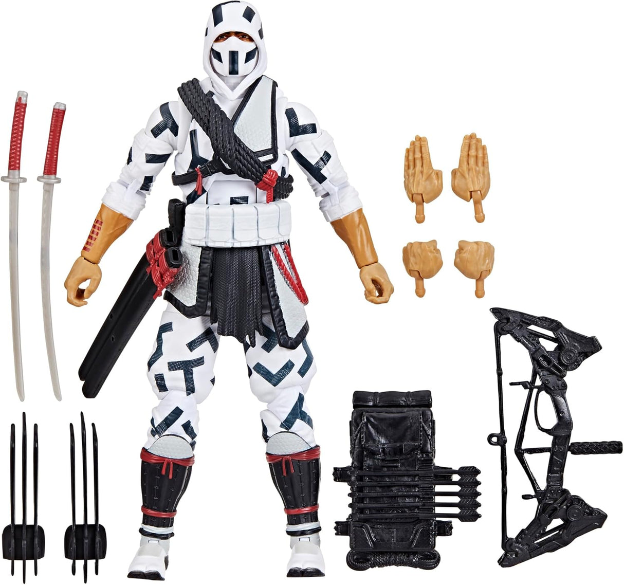 Figura de acción Storm Shadow, G.I. Joe, 6 con 11 accesorios