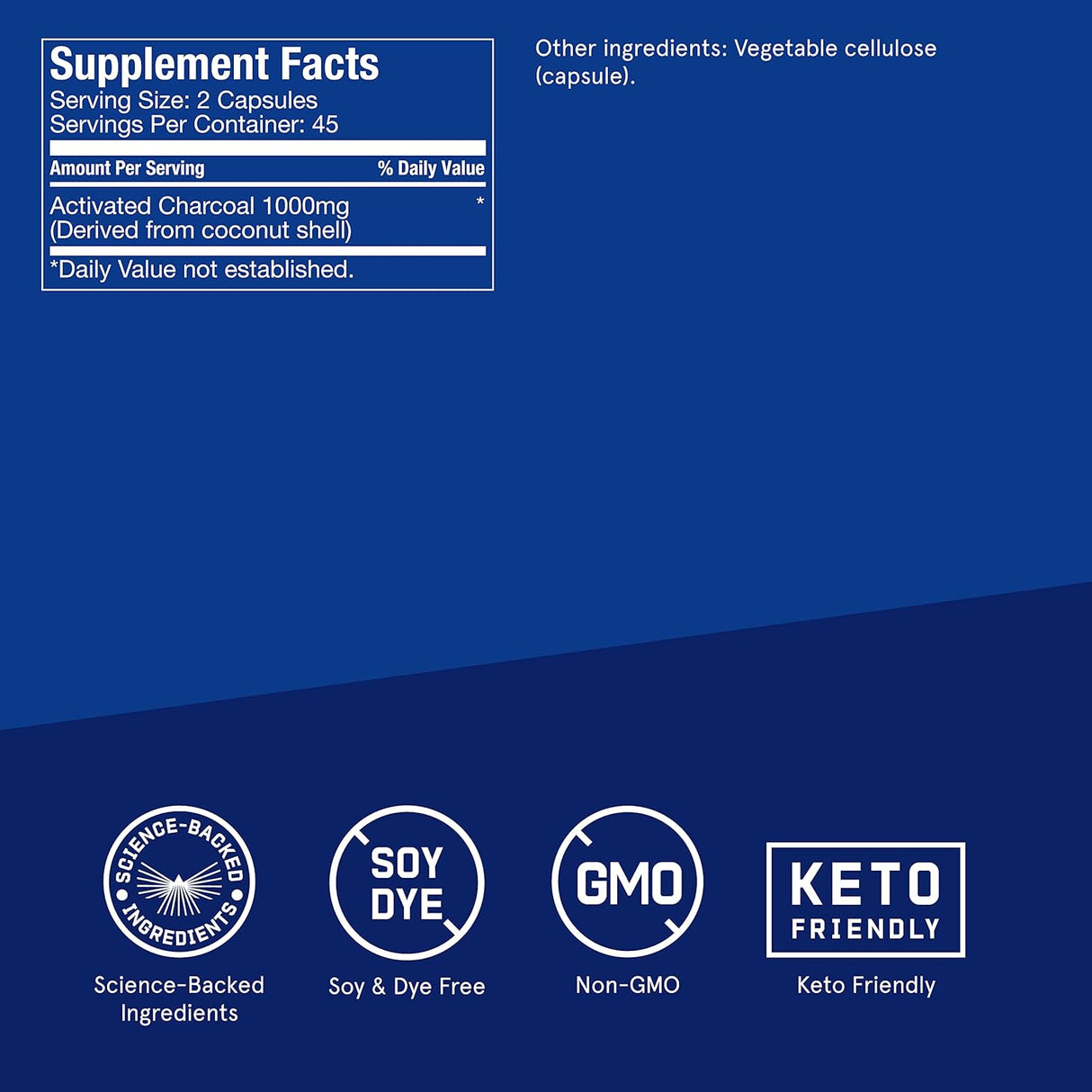 Suplementos Alimenticios Carbón activado 90 cápsulas