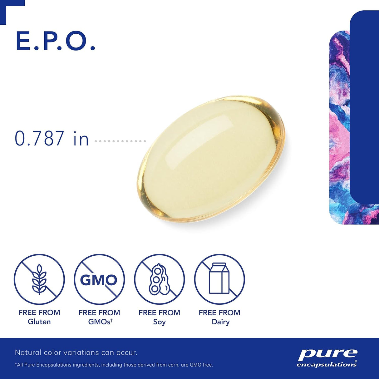 Suplemento Pure Encapsulations E.P.O. (aceite de onagra)