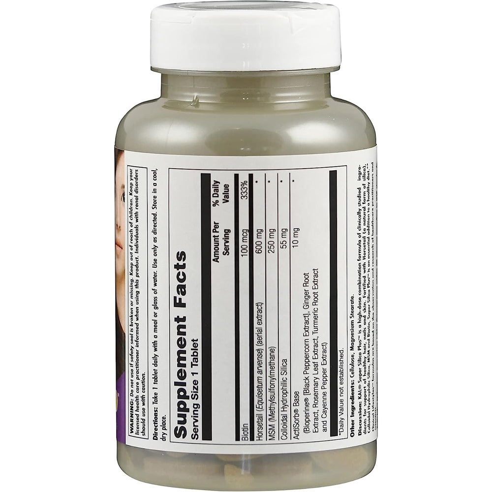 Suplementos Super Silica Plus 60 tabletas