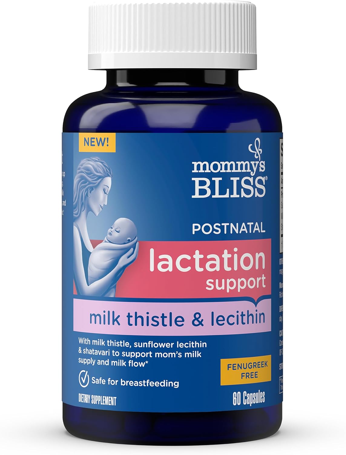 Soporte posnatal para lactancia, contiene cardo mariano 60u