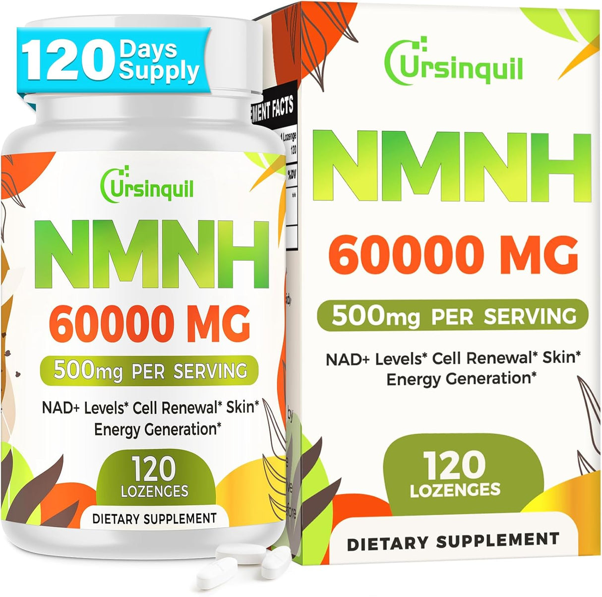 Suplemento Sublingual NMNH 500mg - Energía y Enfoque