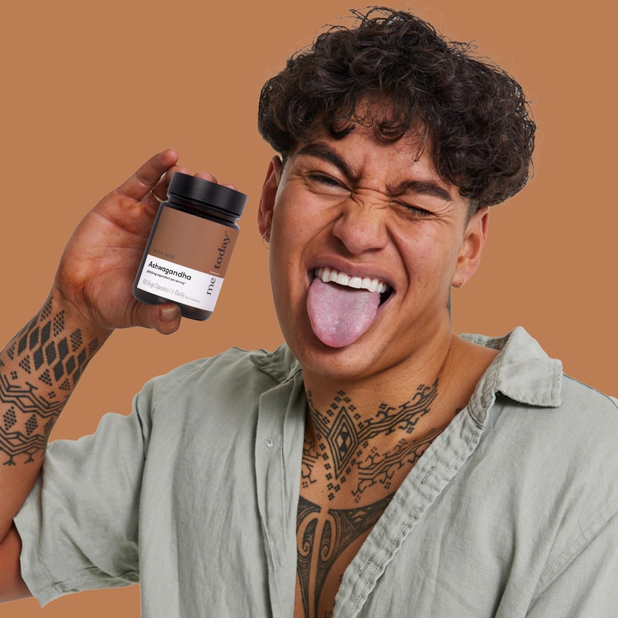 Ashwagandha 3000, Adaptógeno, Alivio Estrés, 60 Cápsulas