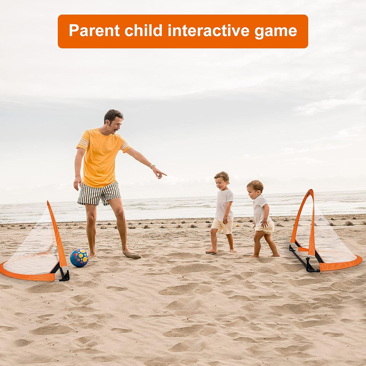 WIn SPORTS Soccer Goal Pro 2 redes de fútbol portátiles