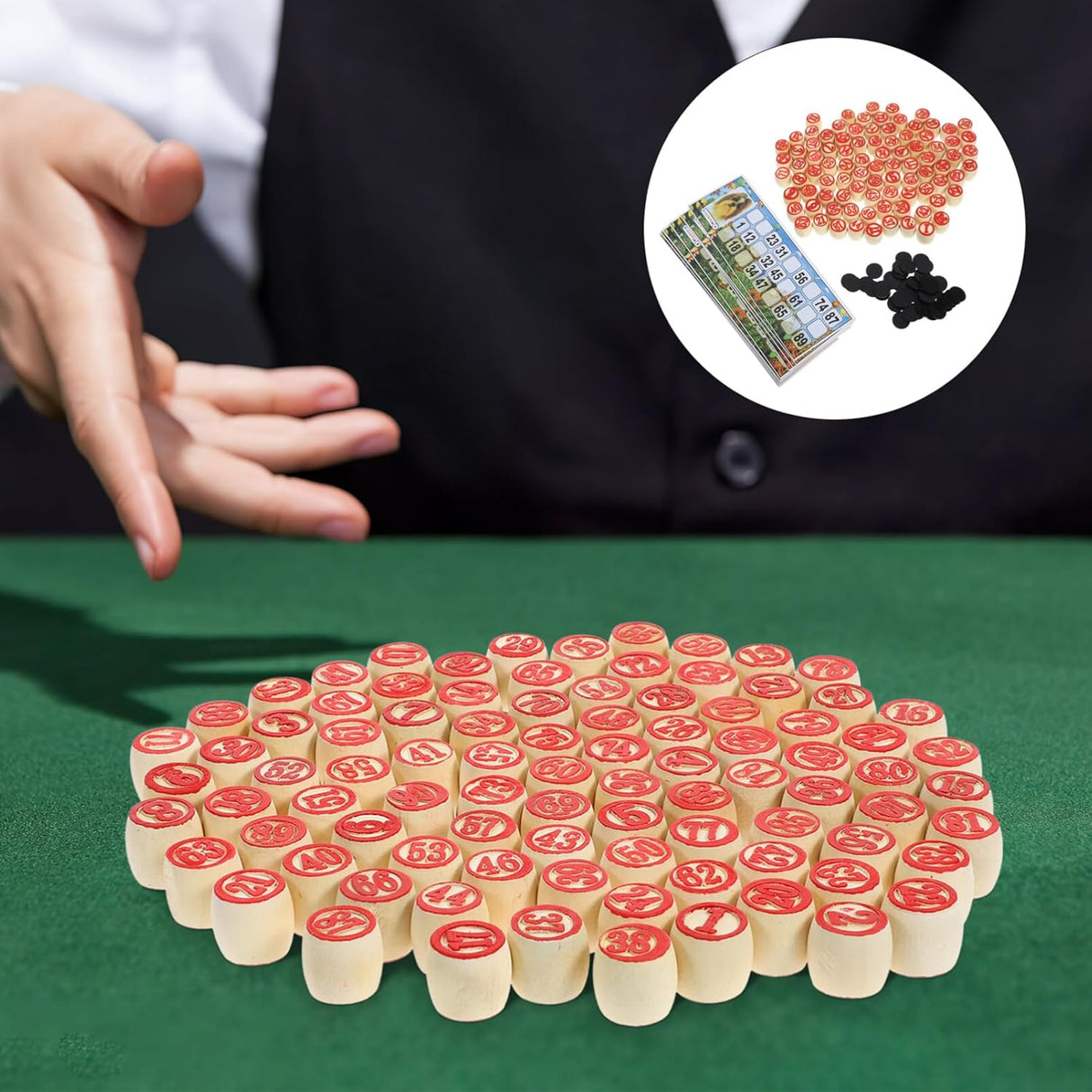 Juego de Bingo Ruso UPKOCH - Diversión para Adultos, Lotería